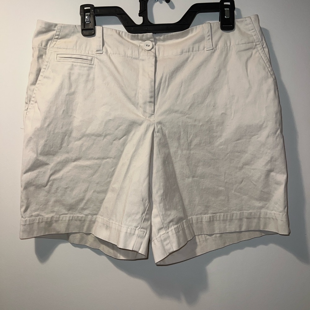 Talbots Women's Classic Cream Shorts Khaki